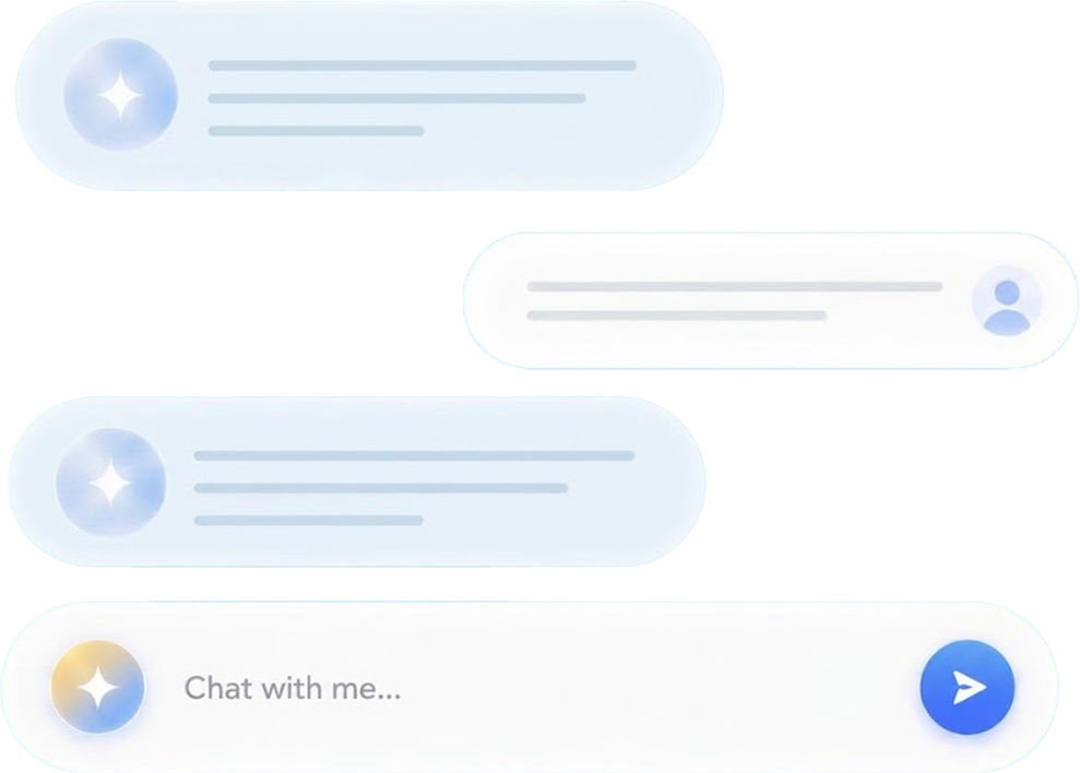 AI chat interface for automating manual workflows